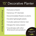 Briarwood Lane Colorful Hydrangeas Large Planter - Image 3