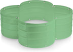Plant & Plot Galvanized Raised Garden Beds Outdoor // 3×3×1 ft Planter Raised by PlantPlot