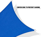 SUNNY GUARD Sun Shade Sail 12'x12'x12' Triangle Blue UV Block Sunshade - Image 7