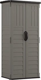 Suncast 22 Cubic Ft. Vertical Resin Outdoor Storage Shed by Suncast