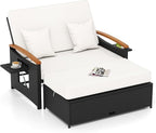 Tangkula Patio Rattan Daybed by TANGKULA