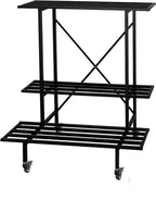 Zhongma 3 Tier Metal Heary Duty Plant Stand by Zhongma