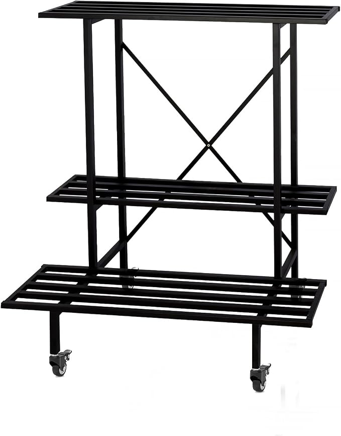 Zhongma 3 Tier Metal Heary Duty Plant Stand by Zhongma