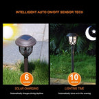 EXCMARK 10 Pack Solar Lights Outdoor Decorative Garden Yard Lights - Image 9