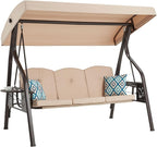 3-Seat Outdoor Porch Swing by zzw