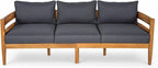 Christopher Knight Home Kavets 76.25'' W Outdoor 3 Seater Sofa - Image 3