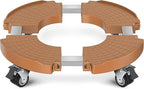 VANCASTLE Plant Caddy with Lockable Wheels Heavy Duty 450lbs Capacity, 15-22 by VANCASTLE