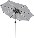 Blissun 9 ft Solar Umbrella, Patio Umbrella by Blissun