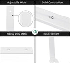 Y&M 4 Pack Adjustable Planter Box Brackets, Universal Window Box Brackets - Image 7