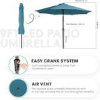 JEAREY 9FT Outdoor Patio Umbrella - Image 4