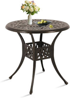 Patio Dining Table, Cast Aluminum Patio Table by Sumshadow