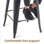 Stackable Metal Bar Stool Backless Indoor-Outdoor Counter Stools Fullmetal - Image 8