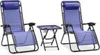 SereneLife Outdoor Zero Gravity Lounge Chair Set by SereneLife