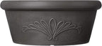 PSW Pot Collection TA30DC 12-inch Plastic/Stone/Wood Composite Bulb Pan Planter - Image 2