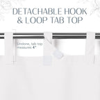 Elrene Home Fashions Matine Weatherproof Tab-Top Indoor/Outdoor Solid Color - Image 5