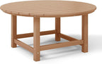WestinTrends Malibu Low Outdoor HDPE Round Patio Coffee Table - Image 7