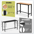 Crestlive Products Outdoor Bar Table and Chairs Set, 3 Piece Outside Patio Bar - Image 5