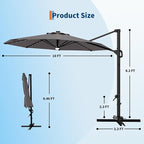 Garvee 10 ft Cantilever Patio Umbrella - Image 2