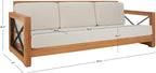 SAFAVIEH Couture Outdoor Patio Furniture Collection – Curacao 3-Seat Patio Sofa - Image 3