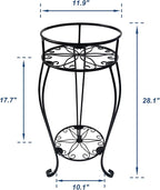 CASIMR 2 Tier Plant Stand, Indoor Outdoor Multiple Flower Pot Shelf Rustproof - Image 7