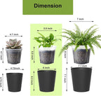3 Pack of 6in Plastic Cachepot - Image 6