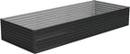 Vengarus 12x4x2FT Galvanized Raised Garden Bed Kit, Large Rectangle Elevated - Image 7