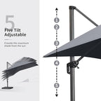 PURPLE LEAF 10' X 13' Patio Umbrella - Image 6