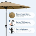Garvee 9FT Patio Umbrella - Image 3