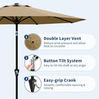 Garvee 10FT Patio Umbrella - Image 4