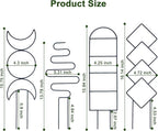 Indoor Plant Trellis for Climbing Plants, 16inch Small Garden Metal Trellis for - Image 7
