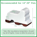 Kigeli 6 Pcs Resin Garden Pot Feet - Image 5