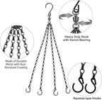 Heybe Swivel Hanging Basket Chains 23 Inches 4 Leads Hanging Chains Flower Pot - Image 2