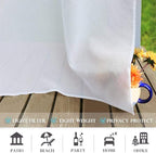 RYB HOME 2 Panels Pergola Curtains Outdoor - Image 6