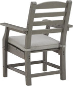 Signature Design by Ashley Visola Outdoor HDPE Dining Chair Set of 2, Durable - Image 9