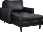 Signature Design by Ashley Bryceview Modern Tufted Leather Match Chaise by SignatureDesignbyAshley