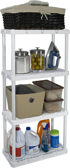 Gracious Living 4 Shelf Knect-A-Shelf Ventilated Light Duty Storage Home - Image 9
