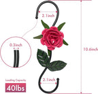 S Hooks for Hanging Plants, Beautiful and Vivid Plant Hook for Garden Planters - Image 6