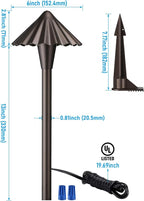 LEONLITE 3CCT Low Voltage Pathway Lights, LED Landscape Path Lights, - Image 6