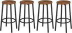 HOOBRO Bar Stools, Kitchen Round Height Stools by HOOBRO