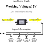 4 Pack 3w 12v Low Voltage In-ground Lights LED Landscape Light Waterproof IP67 - Image 6
