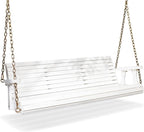 VINGLI Upgraded Patio Wooden Porch Swing by VINGLI