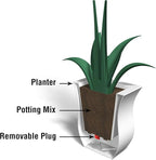 Mayne 5873-ES Polyethylene Planter, Espresso 16x16 - Image 5