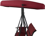 Kozyard Brenda 3-Seat Outdoor Porch Swing Glider, Patio Swing - Image 4