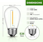 LED S14 Replacement Light Bulbs - Image 6