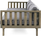Christopher Knight Home Claremont Outdoor 3 Seater Acacia Wood Daybed - Image 9