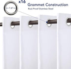 PureFit Outdoor Curtains for Patio Waterproof Weatherproof, UV Resistant - Image 4