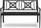 S AFSTAR Outdoor Garden Bench, Metal Porch Bench Seat - Image 9