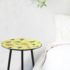 Metal Outdoor Side Tables Set of Two Small Outside Round End Table - Image 7