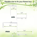 Planter Box Brackets, Adjustable Flower Box Brackets - Image 3
