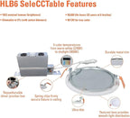 HALO HLB Recessed Lighting 6 Inch LED Thin Canless, Dimmable w/Selectable Color - Image 3